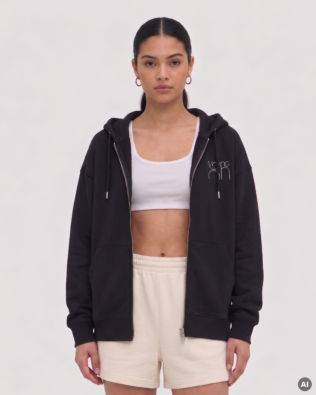 Moving On Zipperjacke - black - Organic Relaxed Zipper