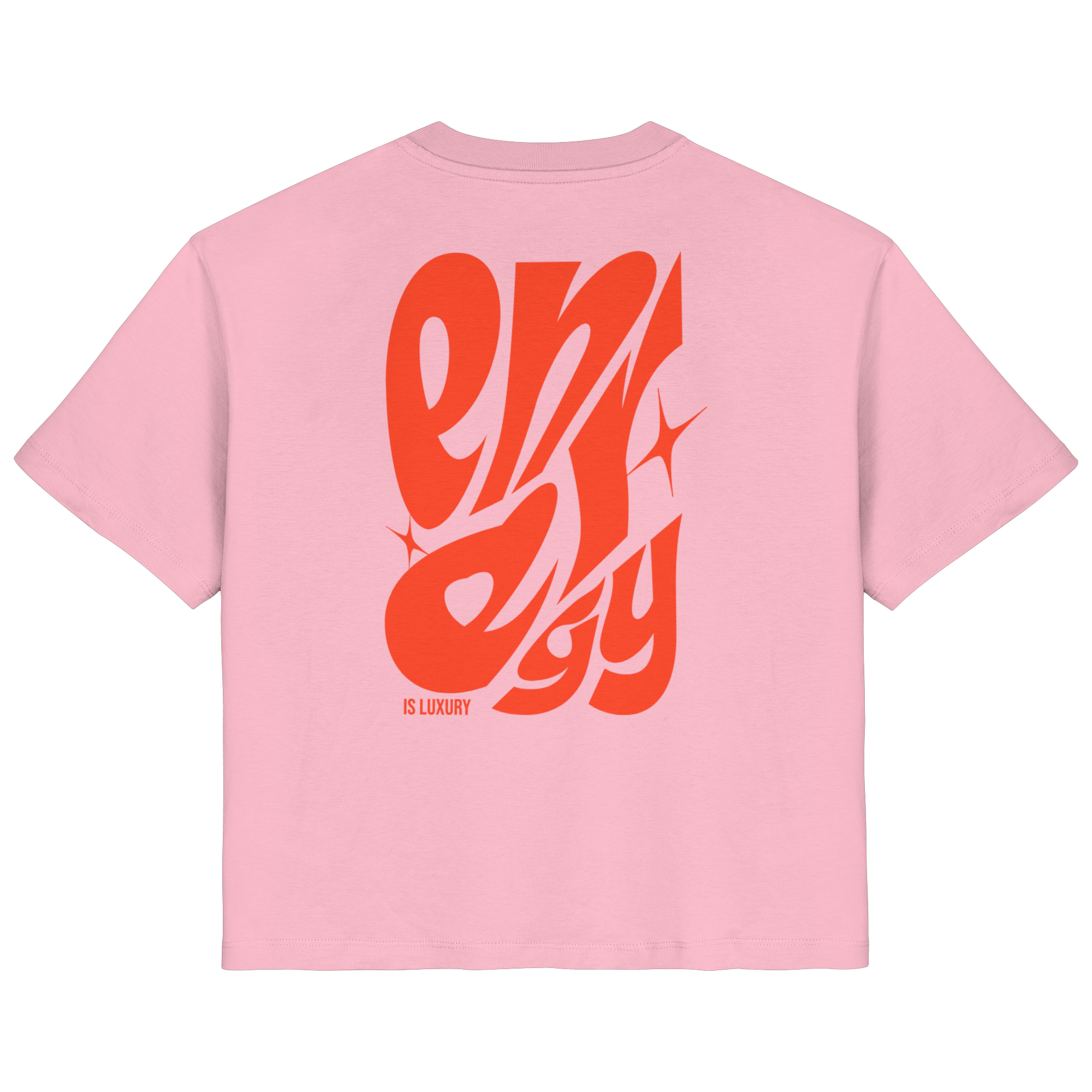 Energy is Luxury T-Shirt - cotton pink - Ladies Organic Shirt