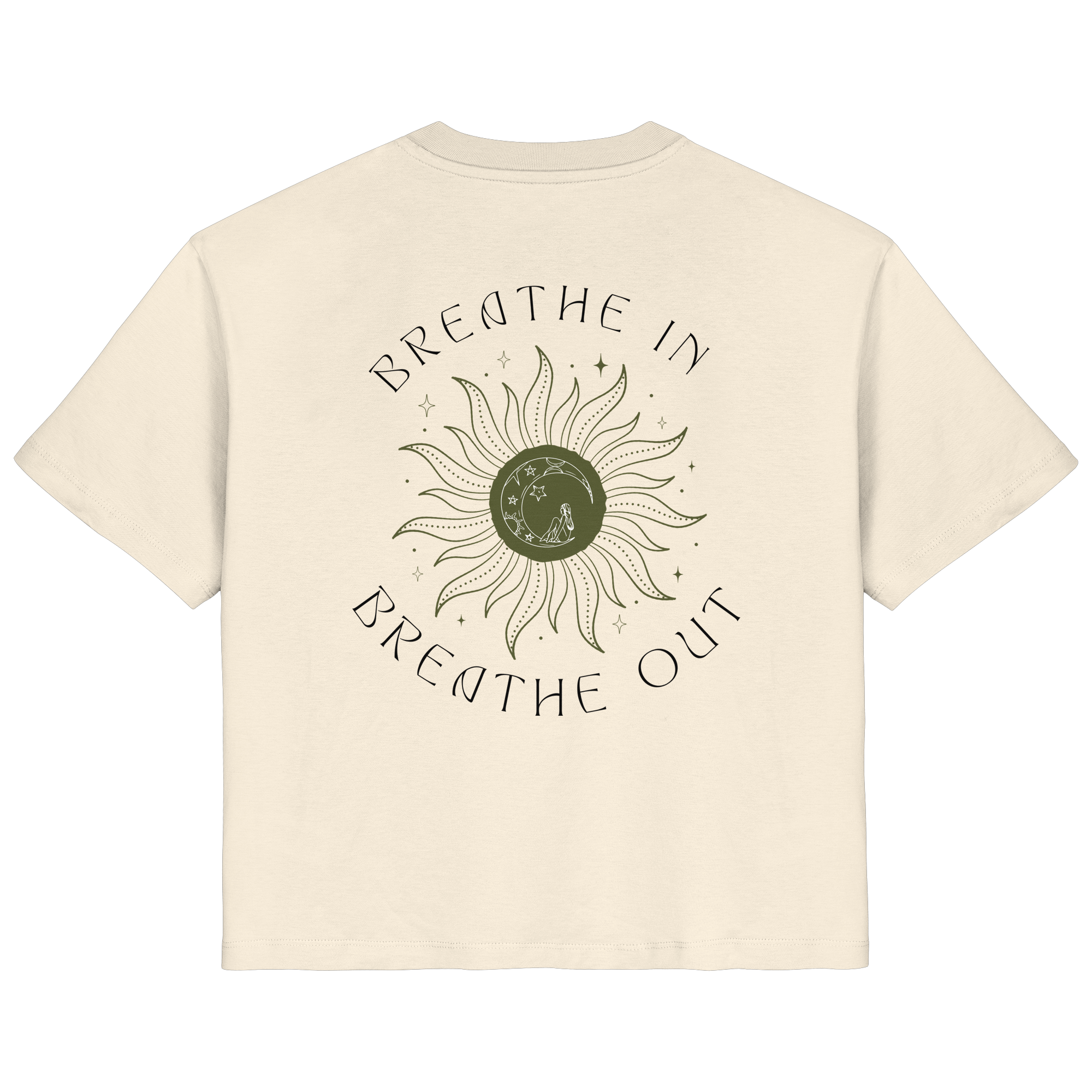 Breathe In T-Shirt - natural raw - Organic Shirt