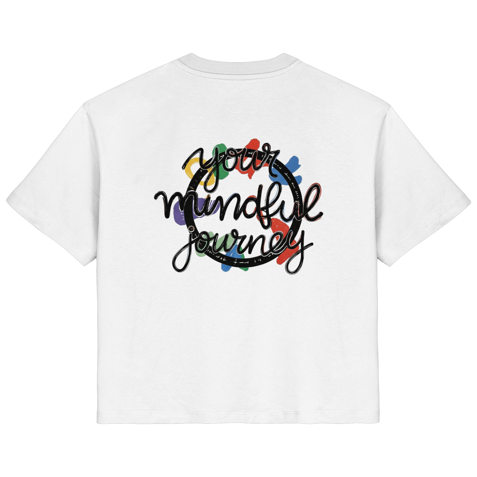 Your Mindful Journey T-Shirt - white - Ladies Organic Shirt