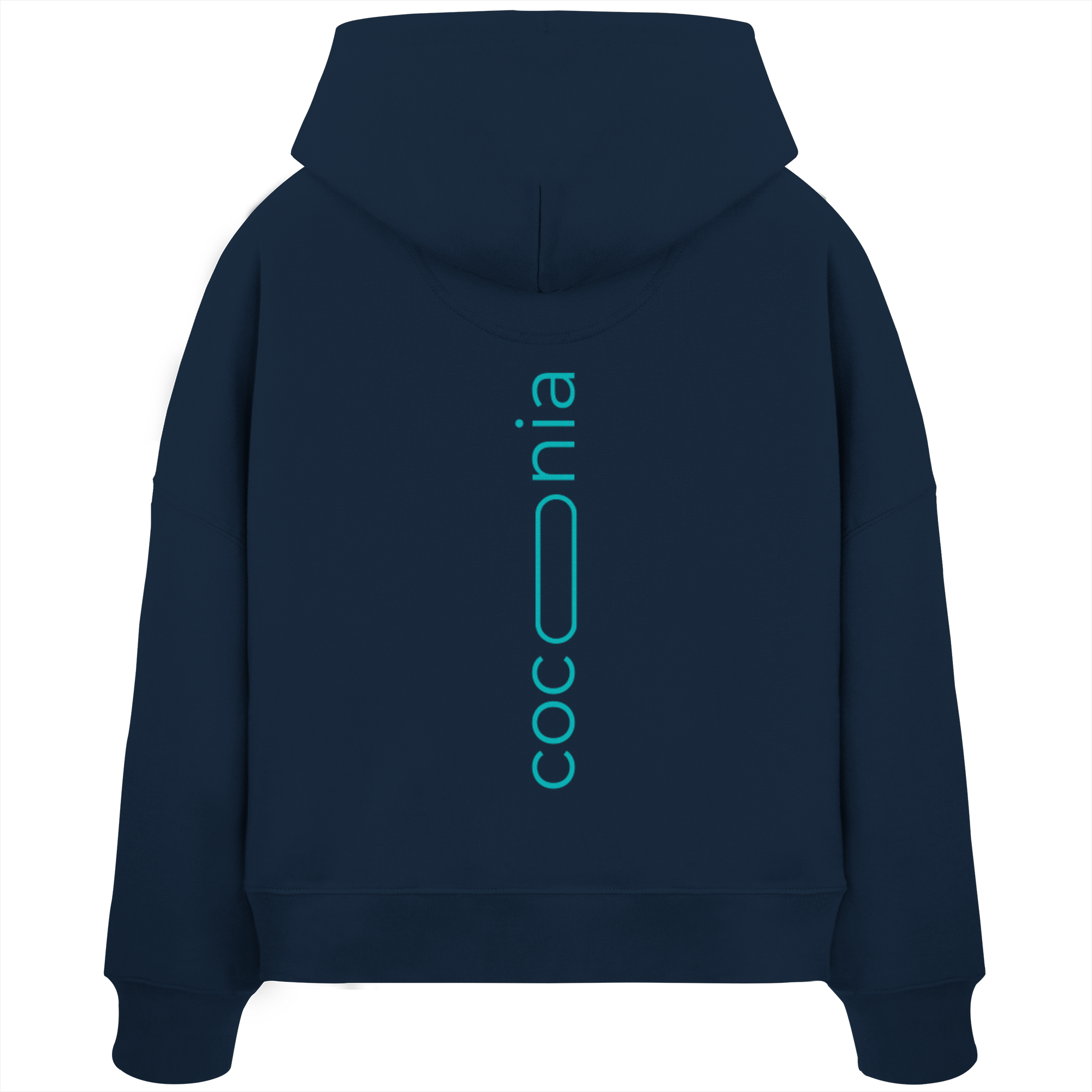 cocoonia Boxcut Hoodie - navy blue - Womens Organic Boxcut Hoodie