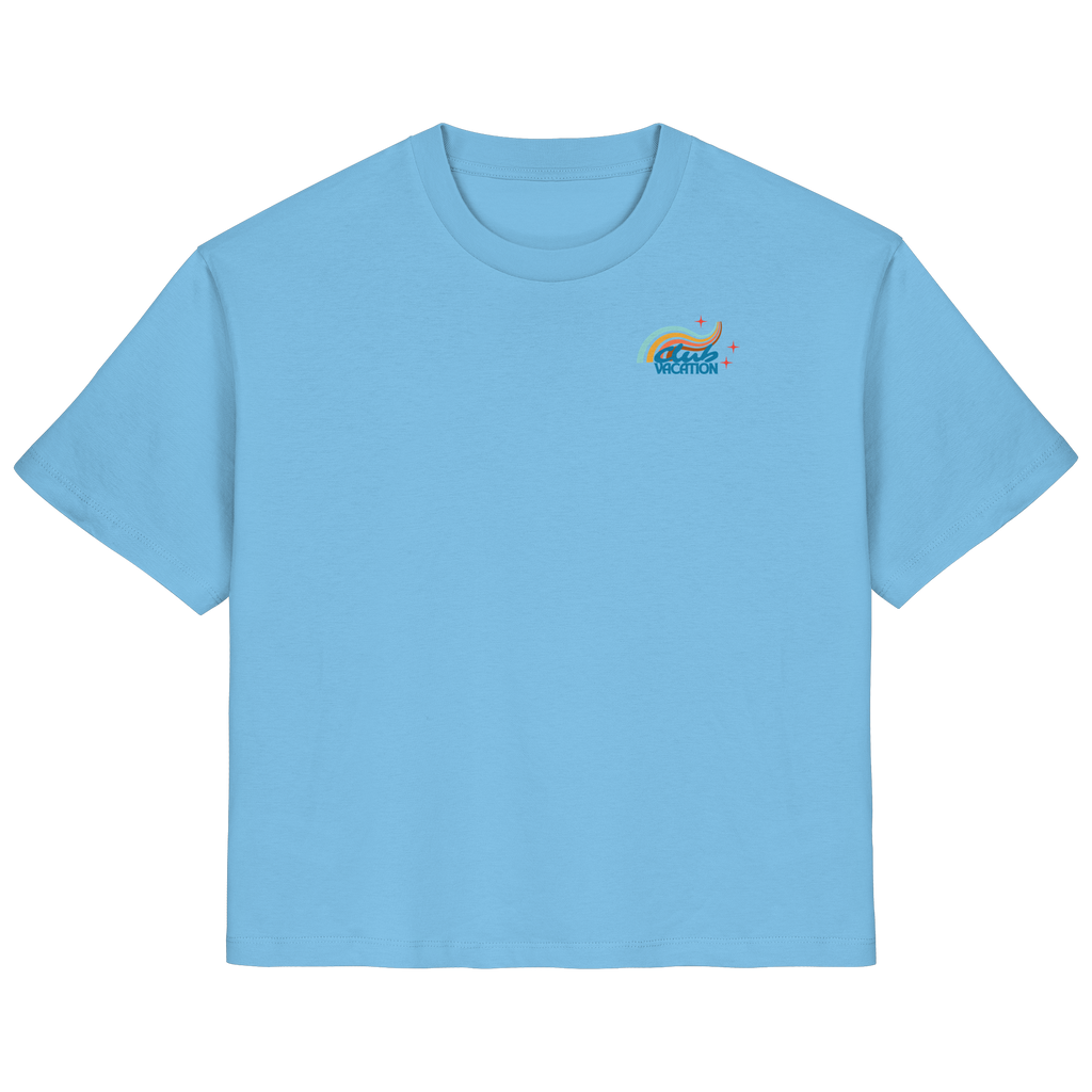 Club Vacation T-Shirt - aqua blue - Ladies Organic Shirt
