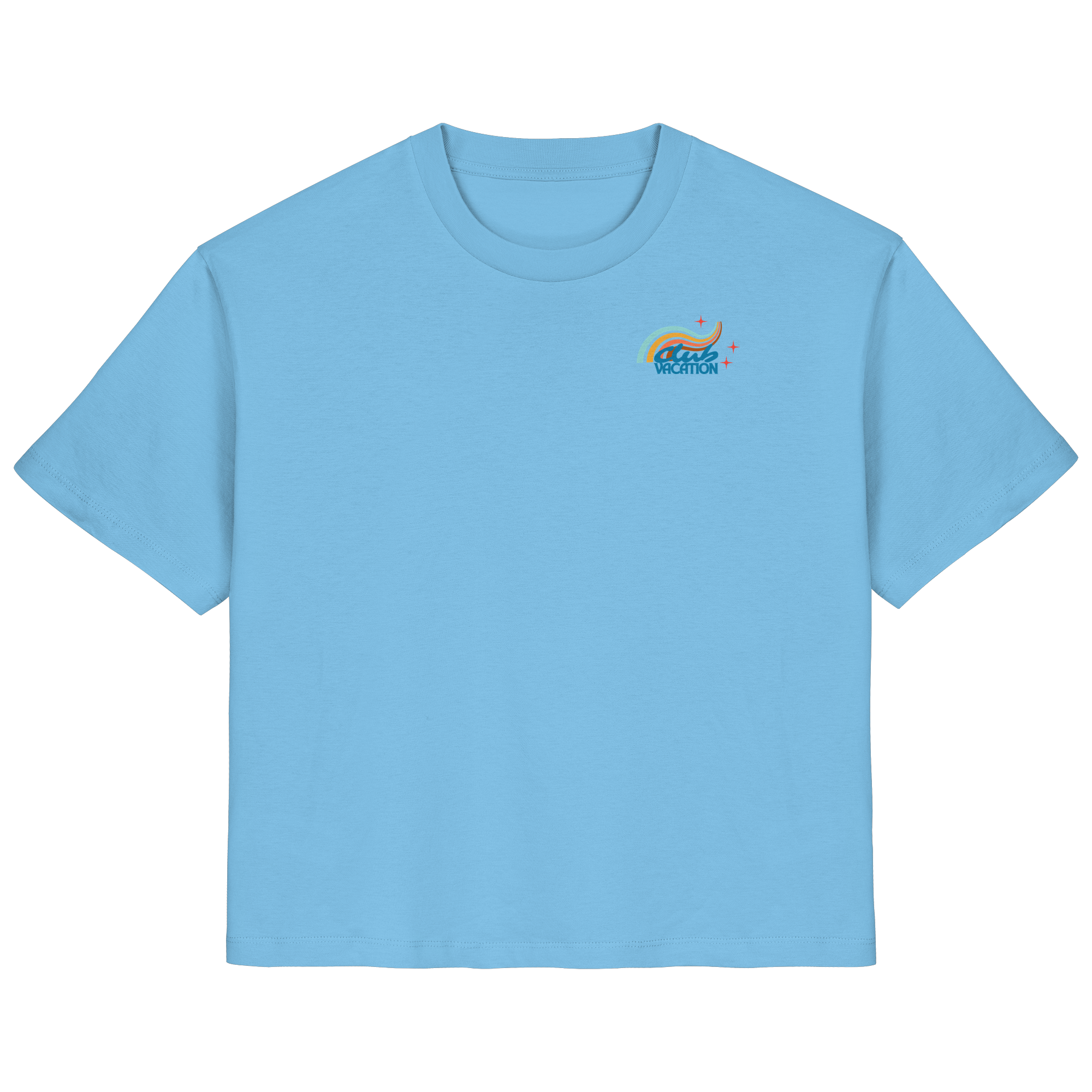 Club Vacation T-Shirt - aqua blue - Ladies Organic Shirt