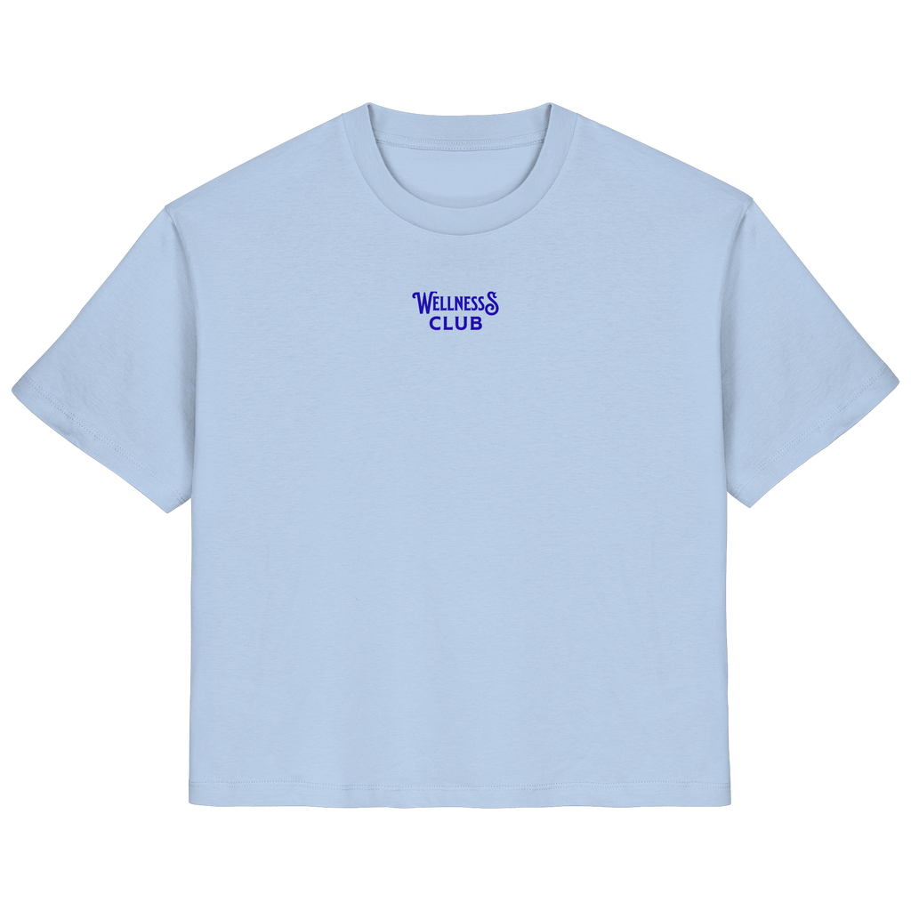 Wellness Club T-Shirt - blue soul - Ladies Organic Shirt