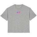 Happy T-Shirt - grey - Ladies Organic Shirt