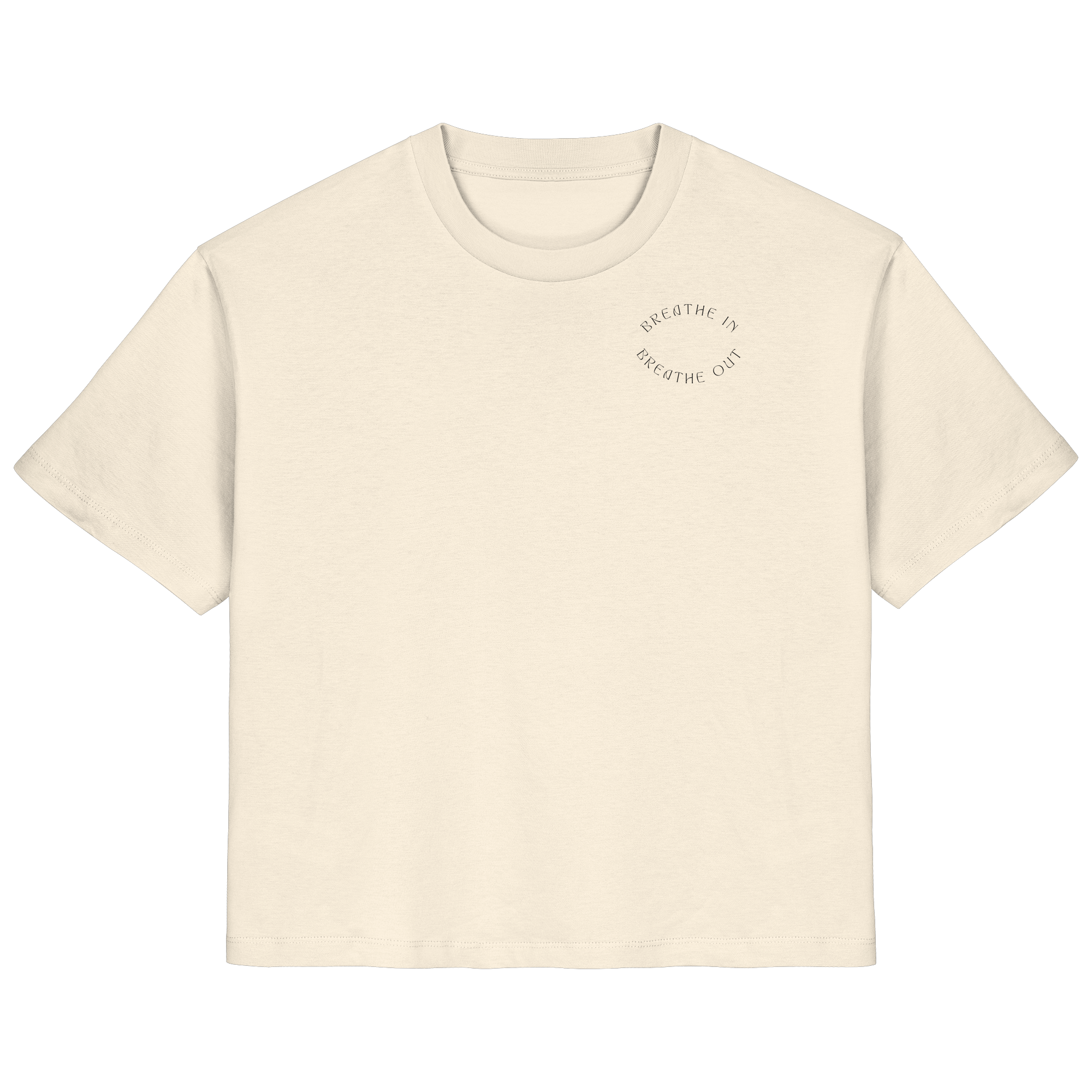 Breathe In T-Shirt - natural raw - Organic Shirt