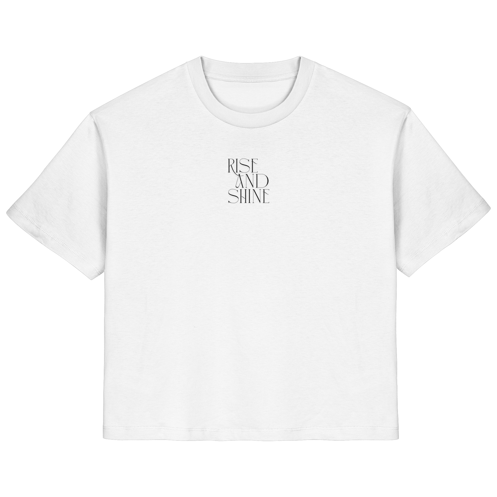 Rise And Shine T-Shirt  white - Ladies Organic Shirt
