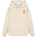 Travel Slow Feel Deep Hoodie - natural raw - Organic Oversize Hoodie