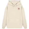 Respect, Trust, Honor, Beauty Hoodie - natural raw - Organic Oversize Hoodie