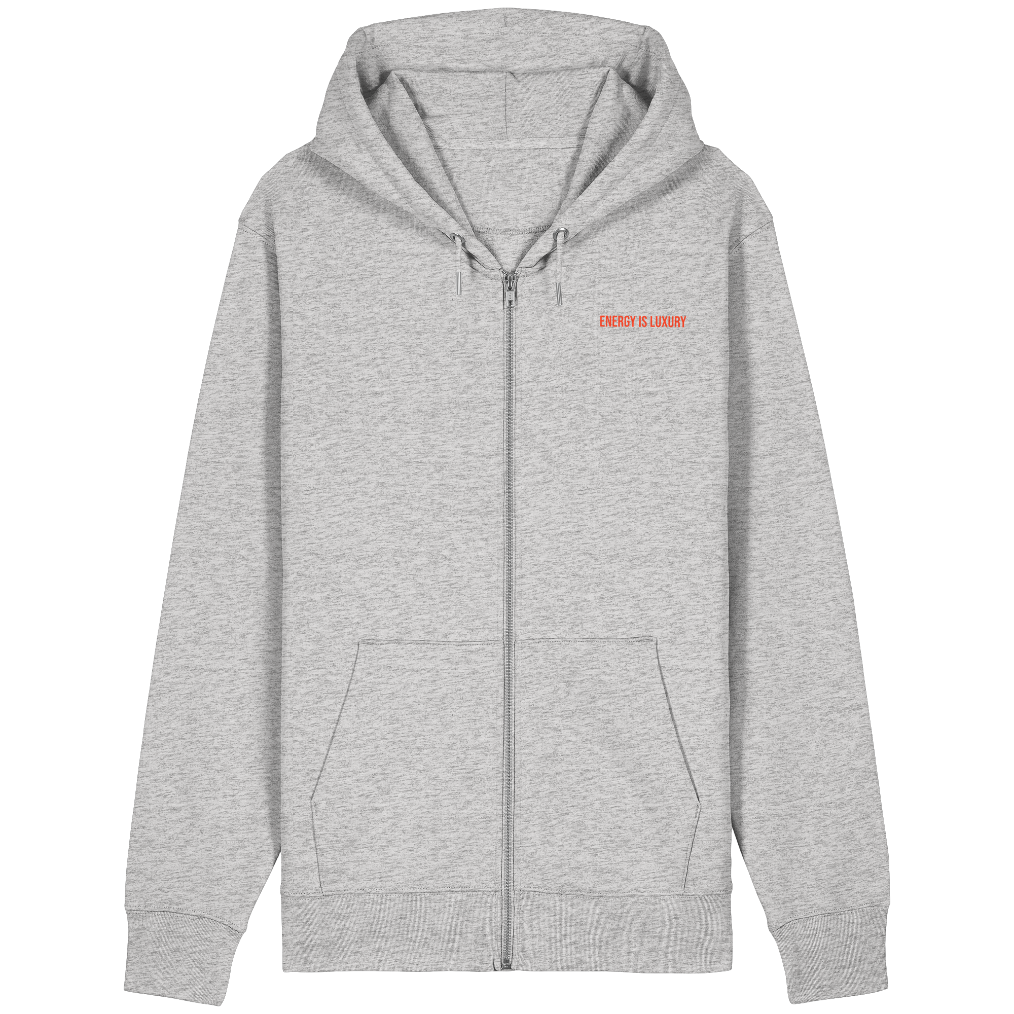 Energy is Luxury Zipperjacke - grey - Organic Relaxed Zipper
