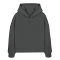 Soulful Souvenirs Boxcut Hoodie - grey - Womens Organic Boxcut Hoodie