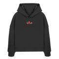 Love Boxcut Hoodie - black - Womens Organic Boxcut Hoodie