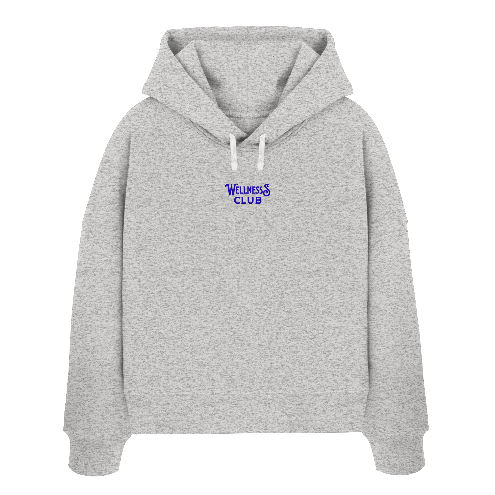 Wellness Club Boxcut Hoodie - grey - Womens Organic Boxcut Hoodie