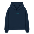cocoonia Boxcut Hoodie - navy blue - Womens Organic Boxcut Hoodie