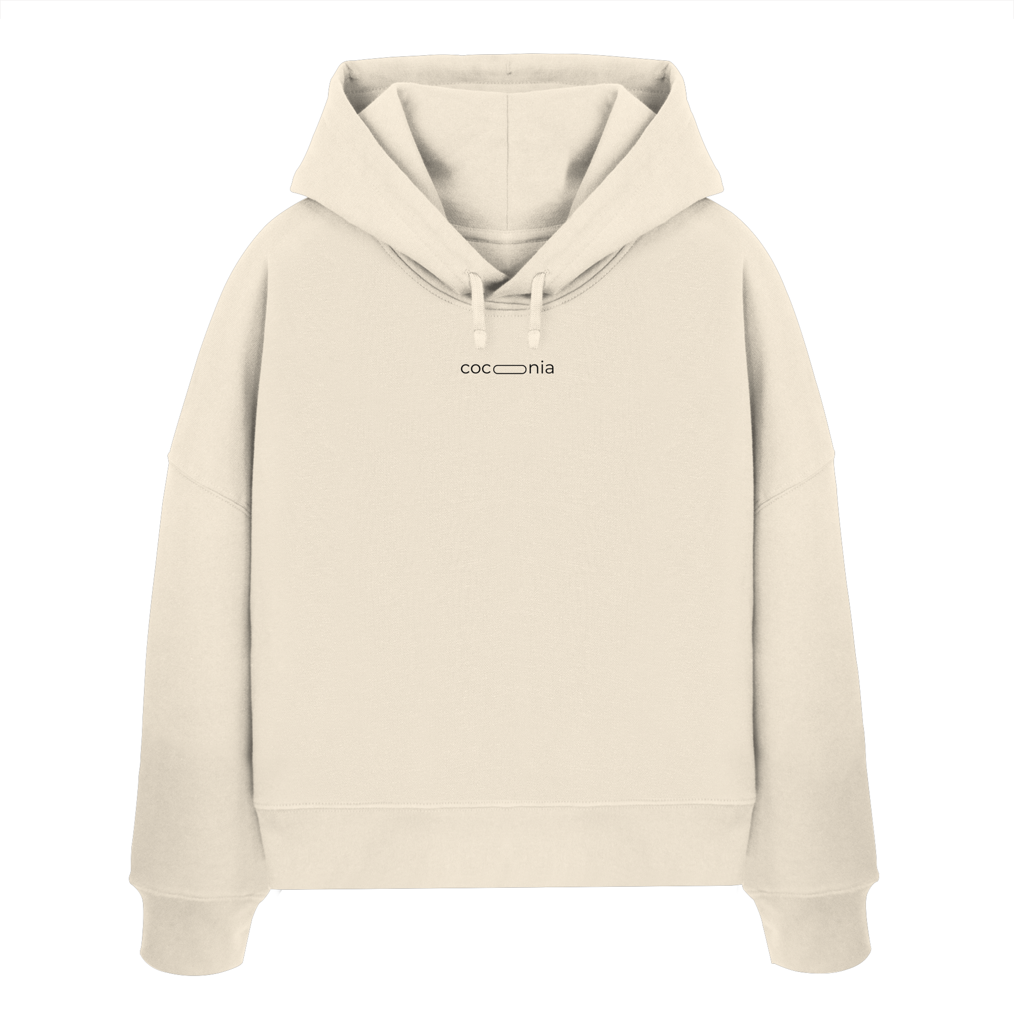 Confidence Day Boxcut Hoodie - natural raw - Womens Organic Boxcut Hoodie