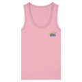 Club Vacation Tank-Top - cotton pink - Womens Organic Fitted Tank Top