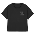 Rise And Shine T-Shirt - navy - Womens Organic Rolled Sleeves T-Shirt