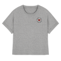 Respect, Trust, Honor, Beauty T-Shirt - grey - Womens Organic Rolled Sleeves T-Shirt