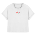 Love Always Matters T-Shirt - white - Womens Organic Rolled Sleeves T-Shirt